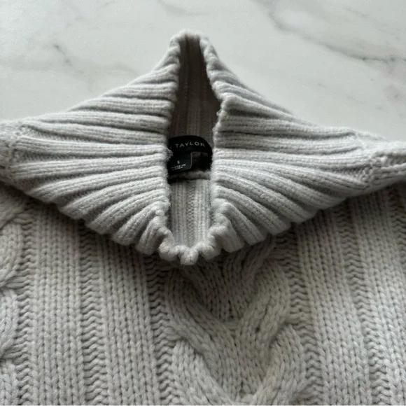 Ann Taylor Turtleneck Cable Sweater - Picture 2 of 2